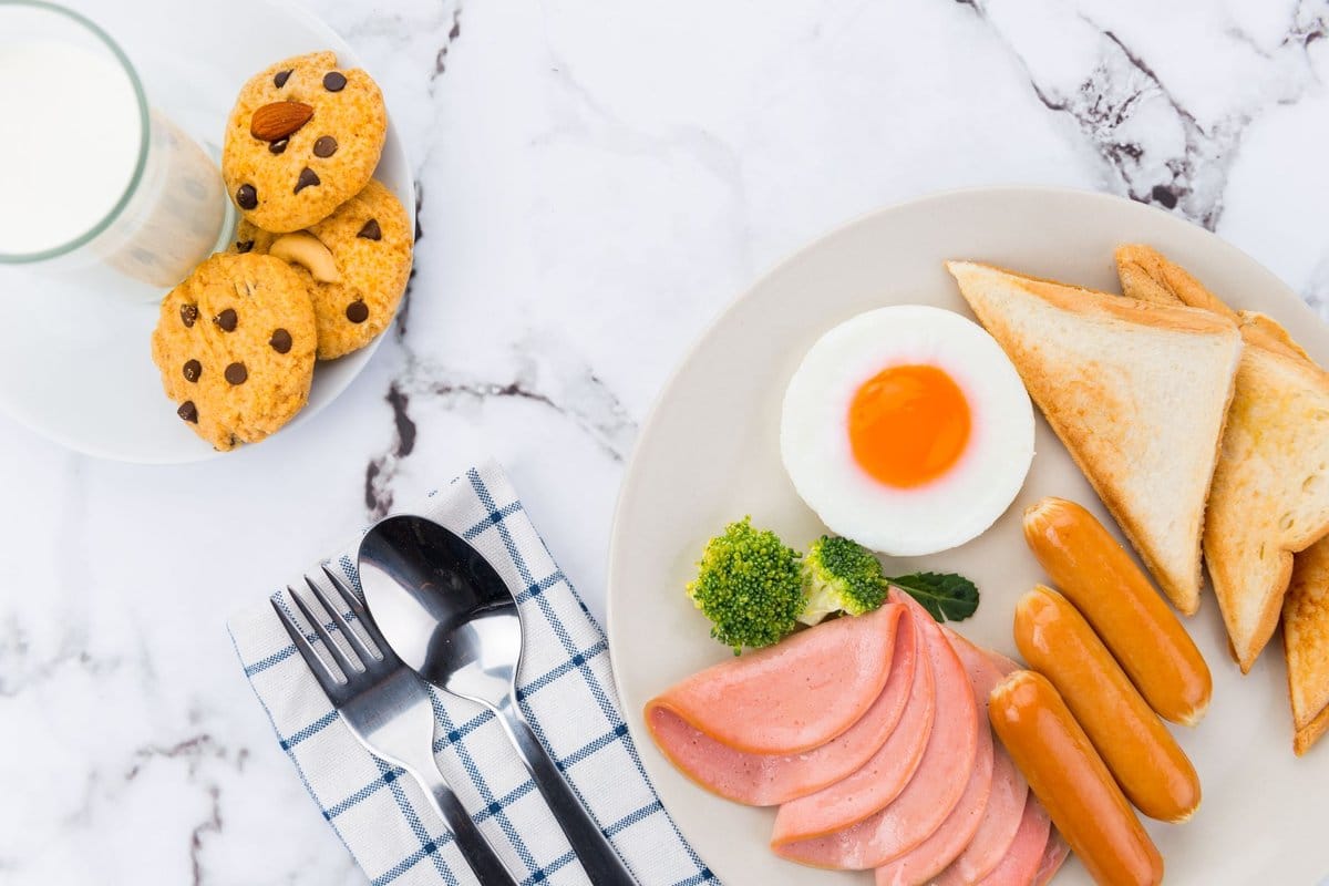 petit dejeuner prise de masse